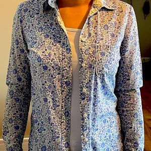 LORD & TAYLOR Liberty Art Fabrics buttoned down shirt